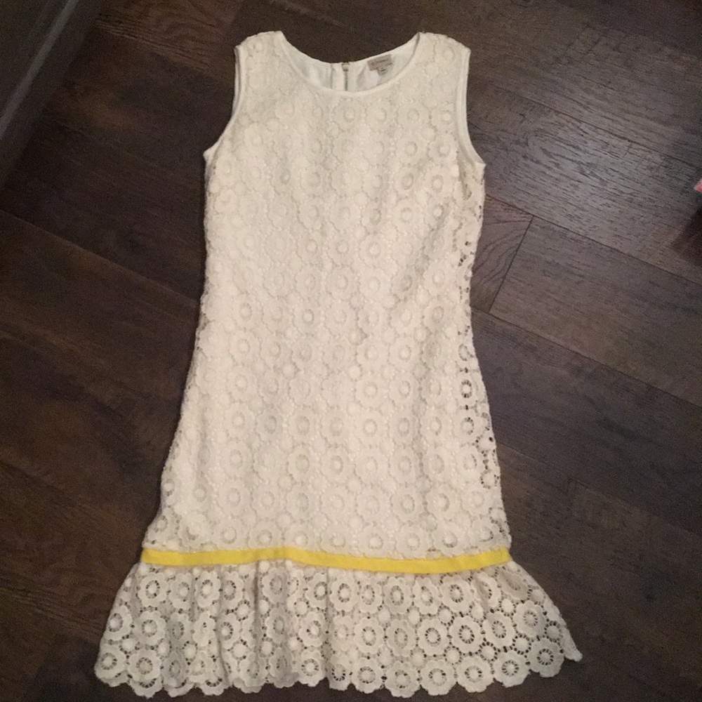 NWOT Daniel Cremieux Cream Lace Dress